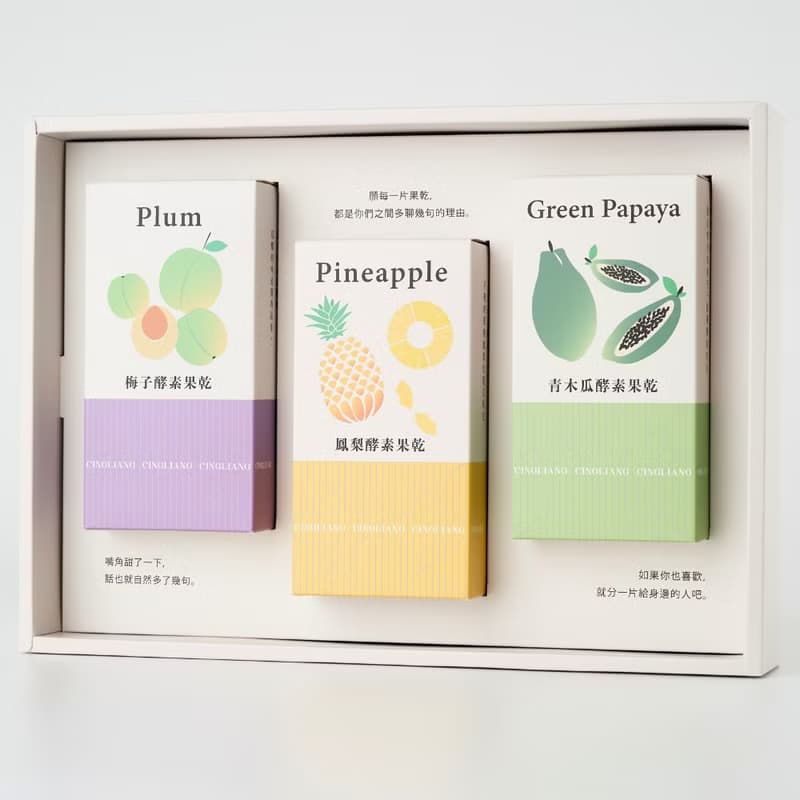 【台灣伴手禮】3種果乾禮盒組 -素食禮盒、企業贈禮推薦