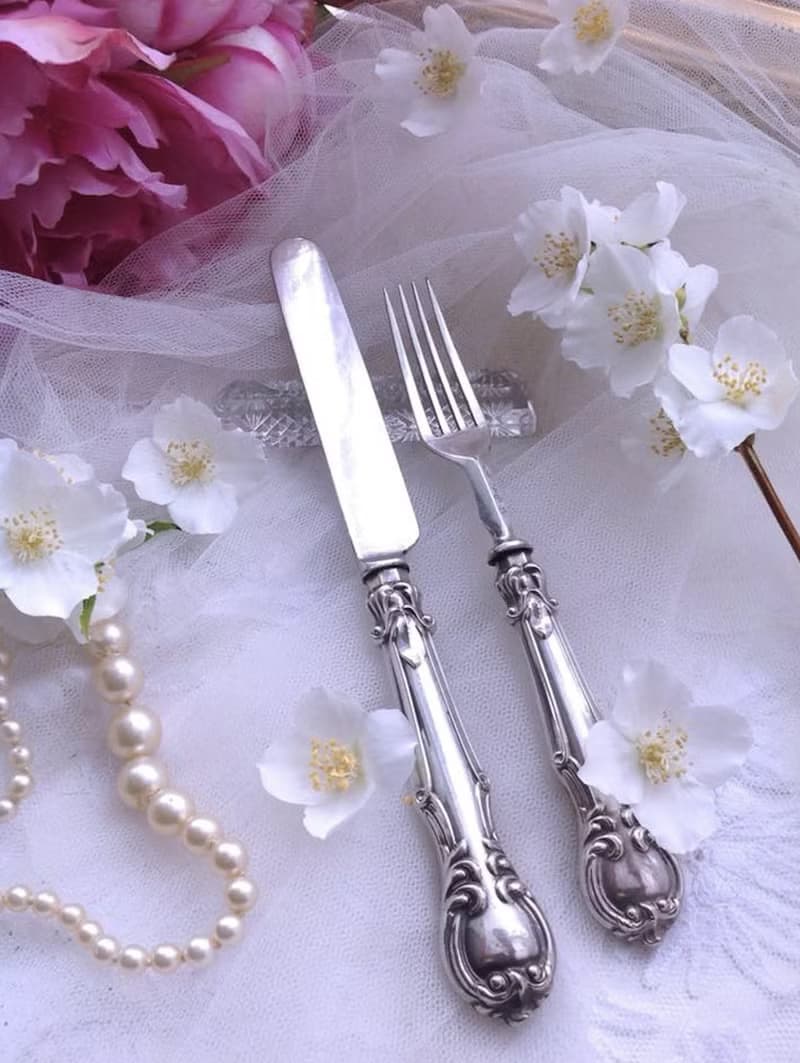 英國製1930 年鍍銀手工雕花 奶油抹刀 果醬抹刀 蛋糕抹刀吐司抹刀