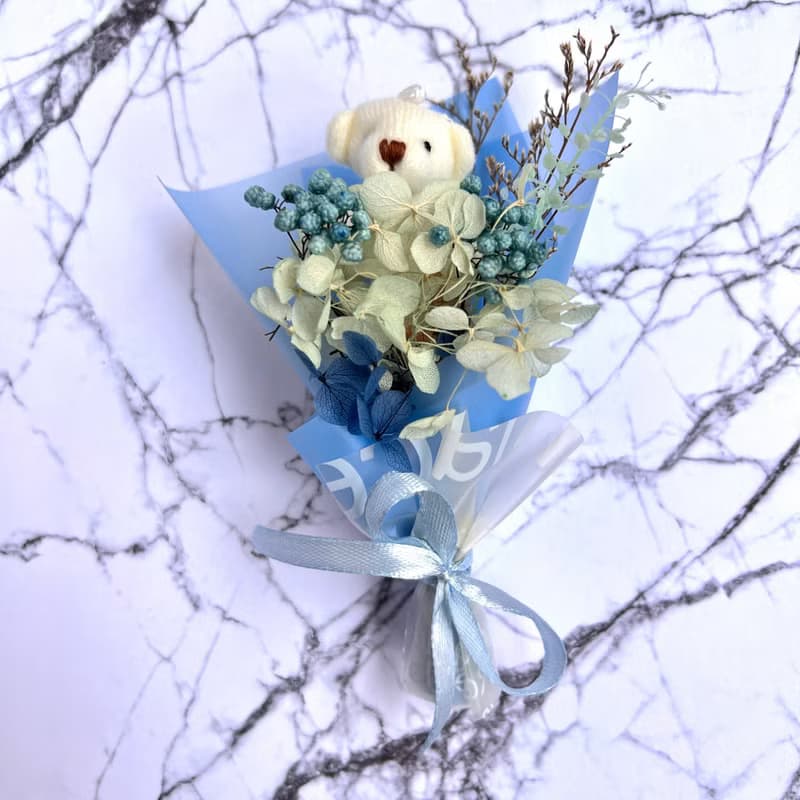 Eudora House 迷你小熊花束2束、生日禮物、教師節花禮