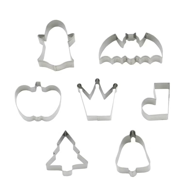 日本【SALUS 佐藤金屬】節日造型不鏽鋼餅乾模