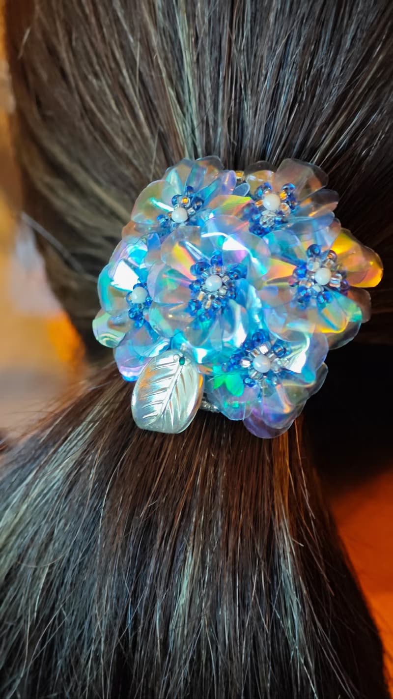 【法式刺繡】手製小花束胸針/髮插两用