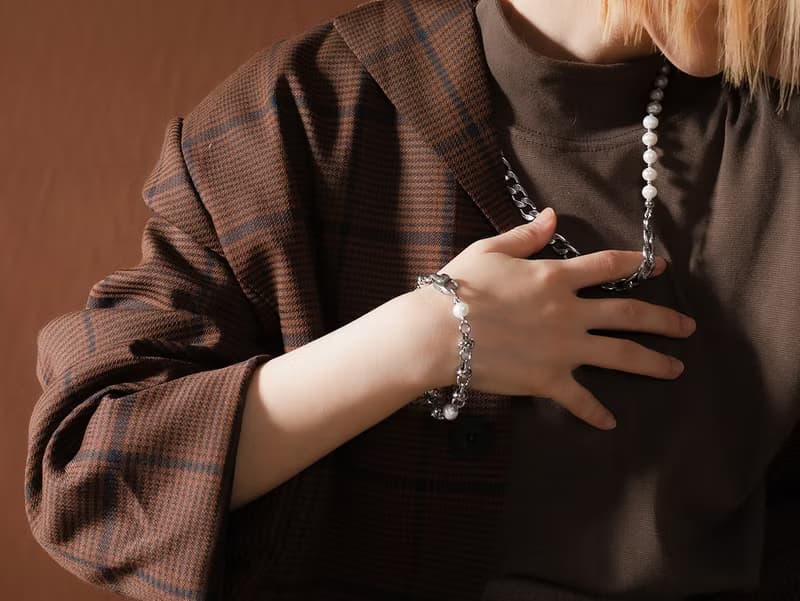 Unisex | 極晝系列 - 日 * 不鏽鋼珍珠手鍊
