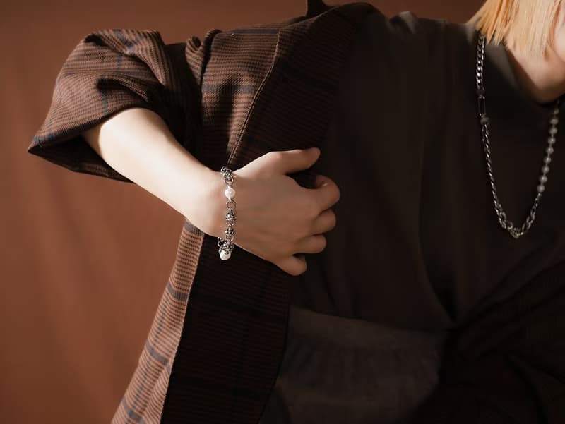 Unisex | 極晝系列 - 日 * 不鏽鋼珍珠手鍊