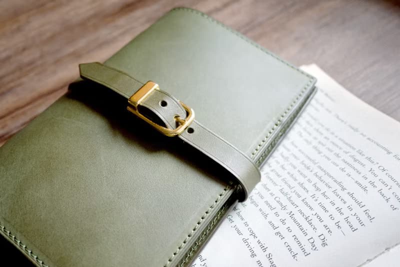 預購丨A6皮帶釦皮革活頁夾筆記本丨義大利牛皮丨情人節禮物