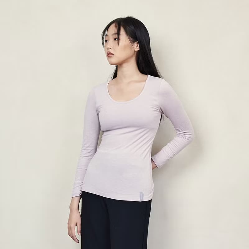 輕刷色抗菌長袖 - 敏感肌服飾
