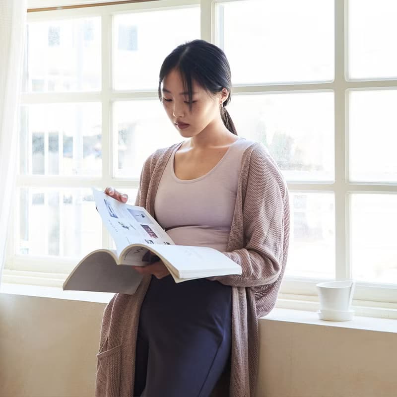 輕刷色抗菌長袖 - 敏感肌服飾