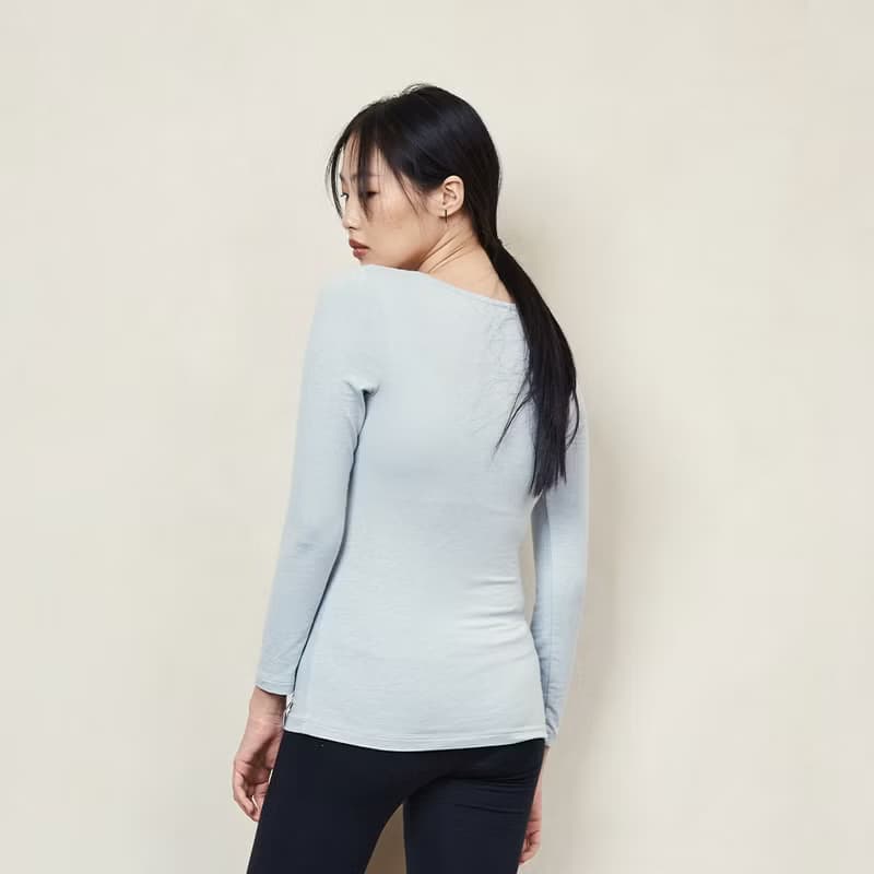 輕刷色抗菌長袖 - 敏感肌服飾