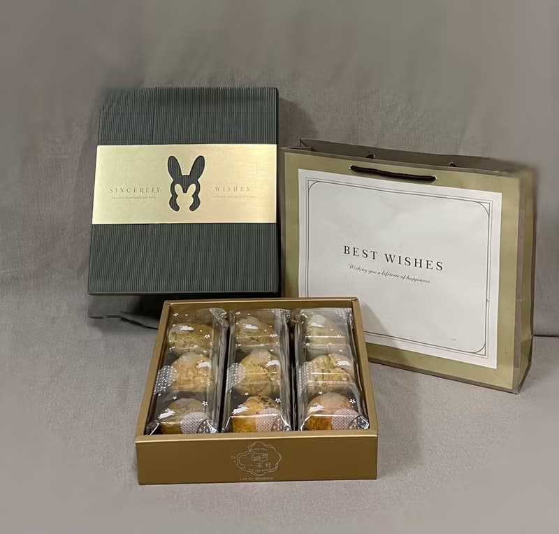 【中秋禮盒】茶蛋黃酥+鹹肉茶酥(經典/烏龍茶/鐵觀音)  6入/9入