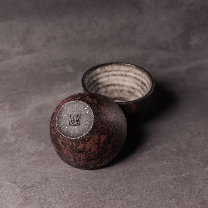 無我系列-圓口杯(赤岩)