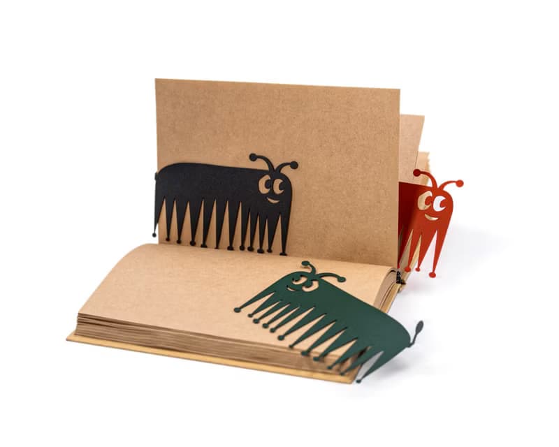 Metal Bookmark Charming Centipede