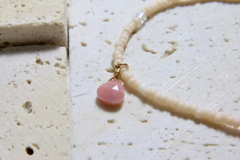 項鍊 蛋白石 天然石 - 艾斯樂 -