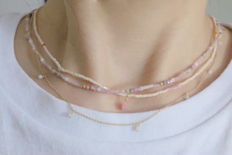 項鍊 蛋白石 天然石 - 艾斯樂 -