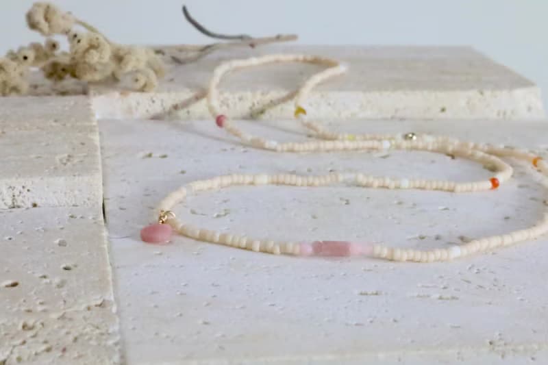 項鍊 蛋白石 天然石 - 艾斯樂 -