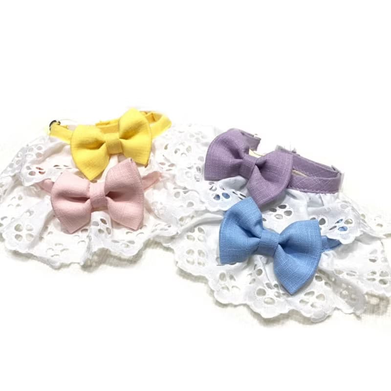 Ella Wang Design Lolita Bowtie 寵物 蕾絲 領結 蝴蝶結 羅莉