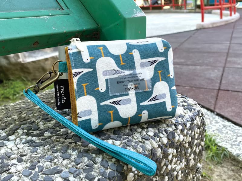 6 Coin 拉鍊零錢包 海鷗