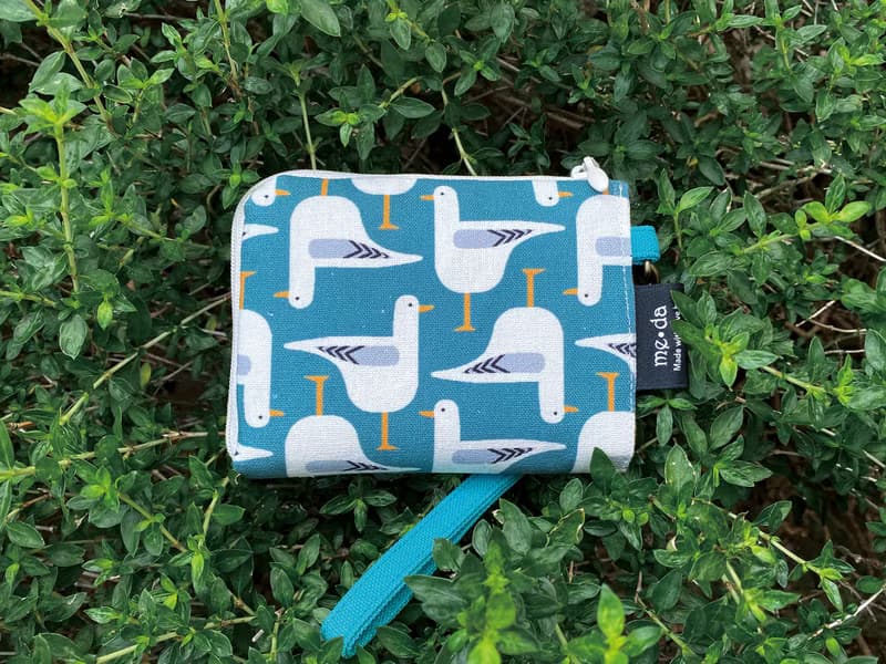 6 Coin 拉鍊零錢包 海鷗