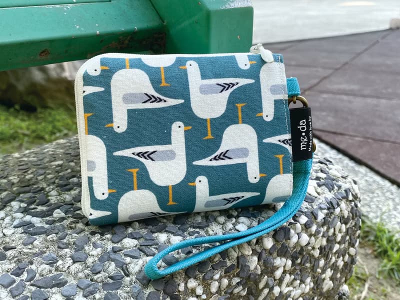 6 Coin 拉鍊零錢包 海鷗