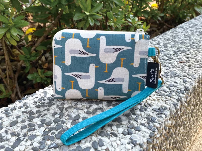 6 Coin 拉鍊零錢包 海鷗