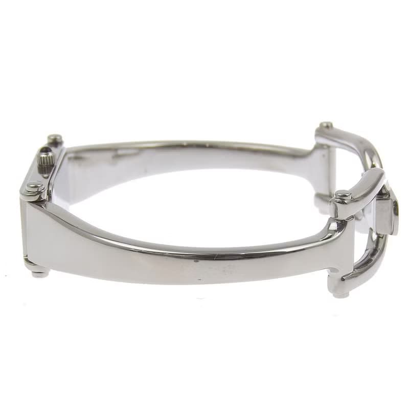 【日本直送】グッチ GUCCI 腕時計 1500L SS クオーツ アナログ表示 グレー文字盤 レディース【中古】