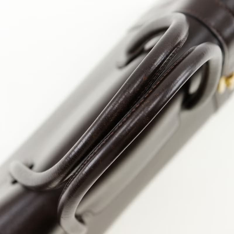 【日本直送】エルメス HERMES ドラッグ27 ハンドバッグ ボックスカーフ ショコラ 茶/ゴールド金具  レディース【中古】