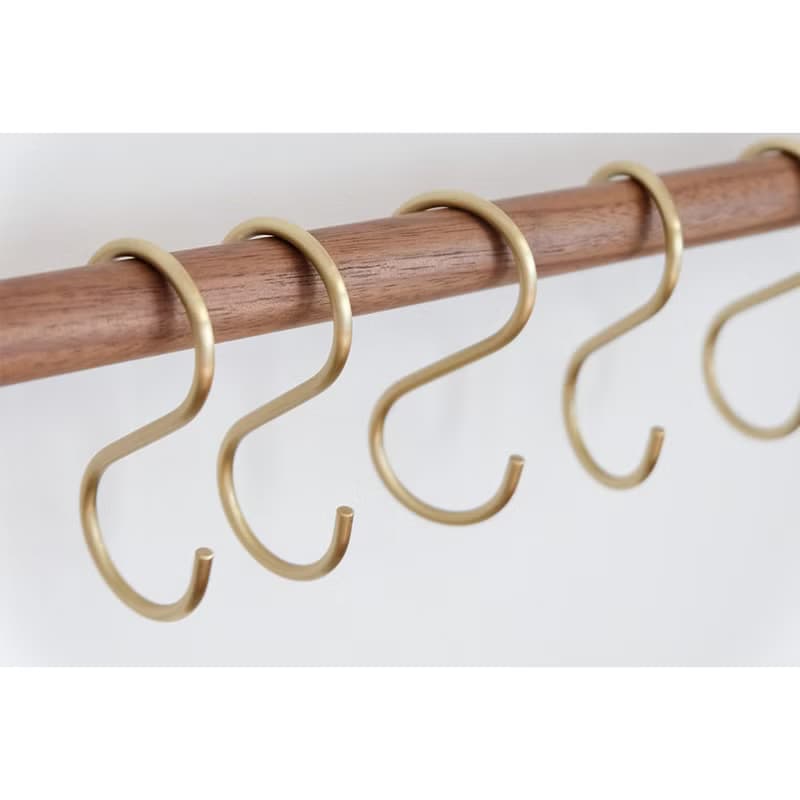 聖誕禮盒 黃銅金色復古S掛鉤 居家收納 多個裝