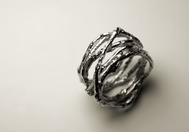 寬榕樹氣根戒指