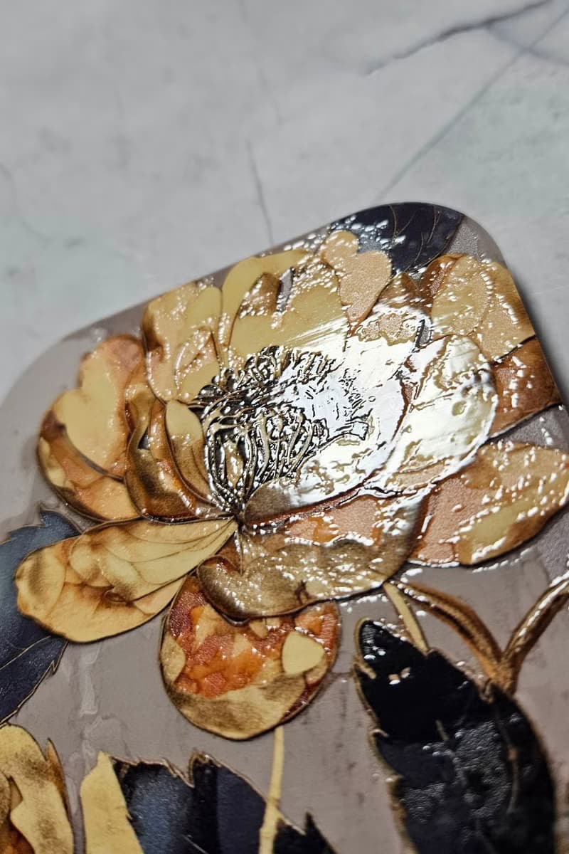 金花燦爛-吸水陶瓷杯墊