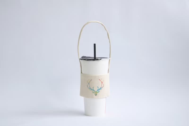 MaryWil環保杯套飲料提袋輕便款-彩色鹿角