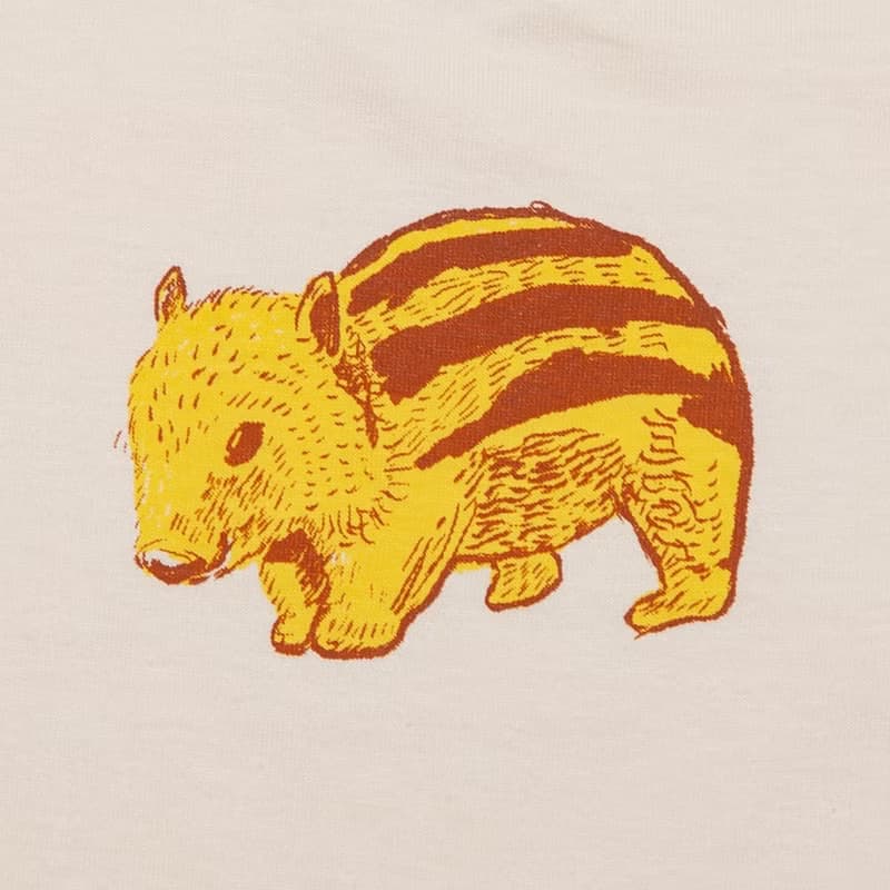イノシシ (亥年) 動物 ユニセックス Tシャツ、レディース Tシャツ 、キッズ Tシャツ90~160cm、ベビー ロンパース70~80cm 、リンクコーデ