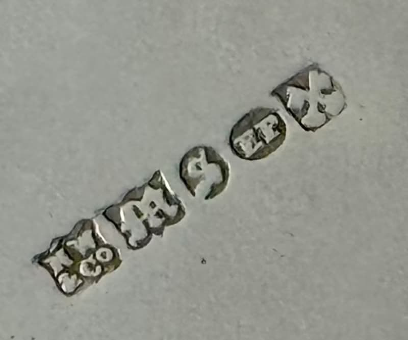 50429-古董鍍銀魚子醬盅