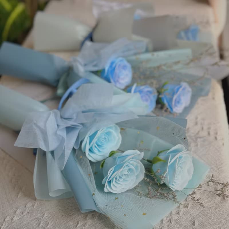 香皂玫瑰花束 .香皂花束