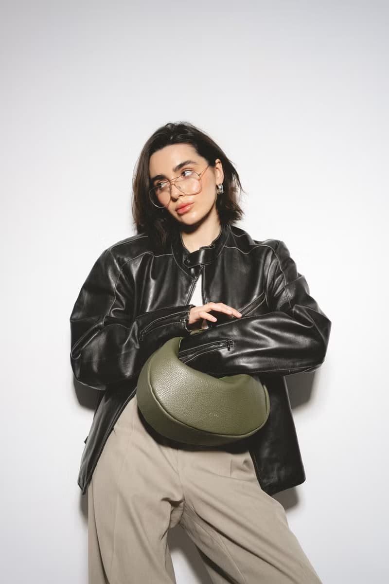Hedera Leather Shoulder Bag | Minimalist Handmade Purse | Leather Handbag