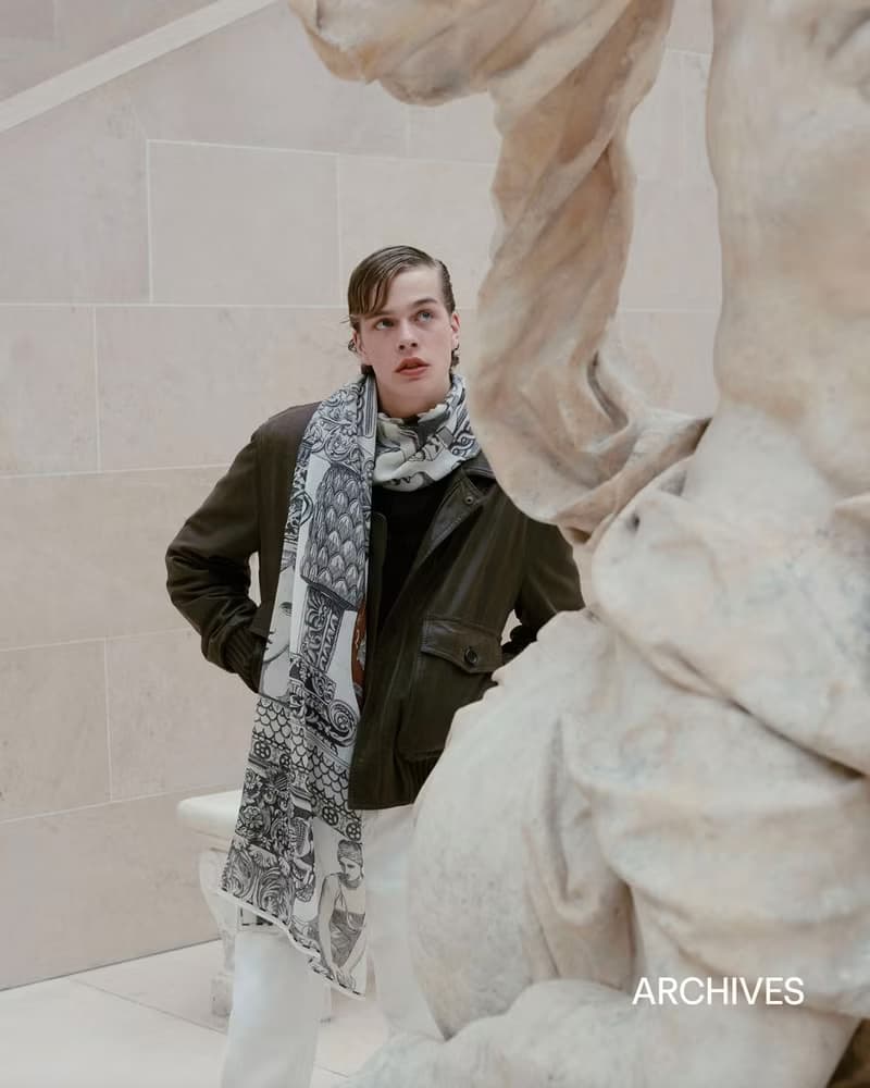 【INOUI EDITIONS】ARCHIVES 羊毛圍巾80 - 白