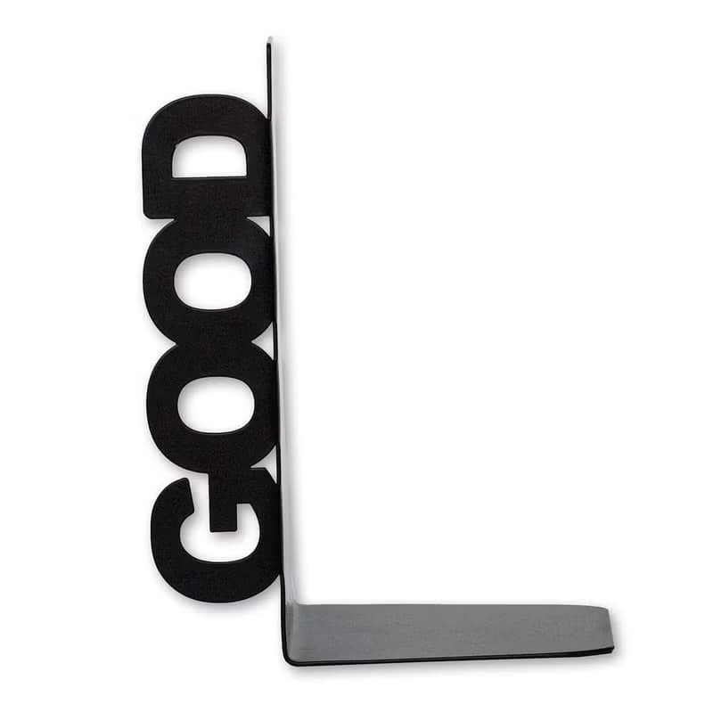 Unique Metal Bookends - Good read - // decorative book holders // FREE SHIPPING
