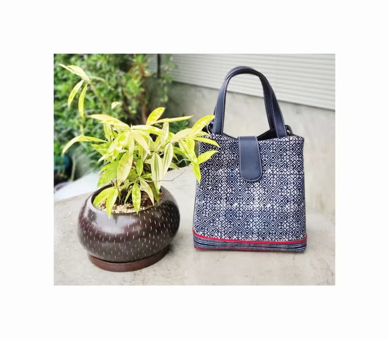 Miniature, Tribal Bag, Hmong Handbags, Water-splashed Bags, Indigo Purses