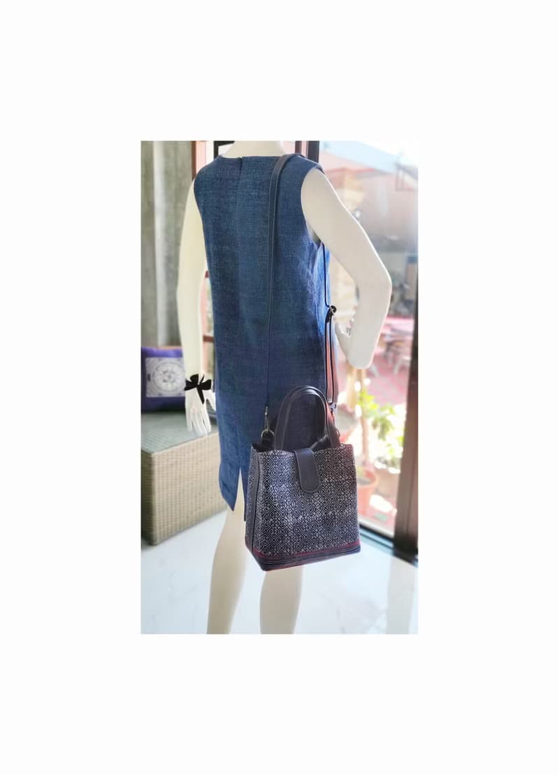 Miniature, Tribal Bag, Hmong Handbags, Water-splashed Bags, Indigo Purses
