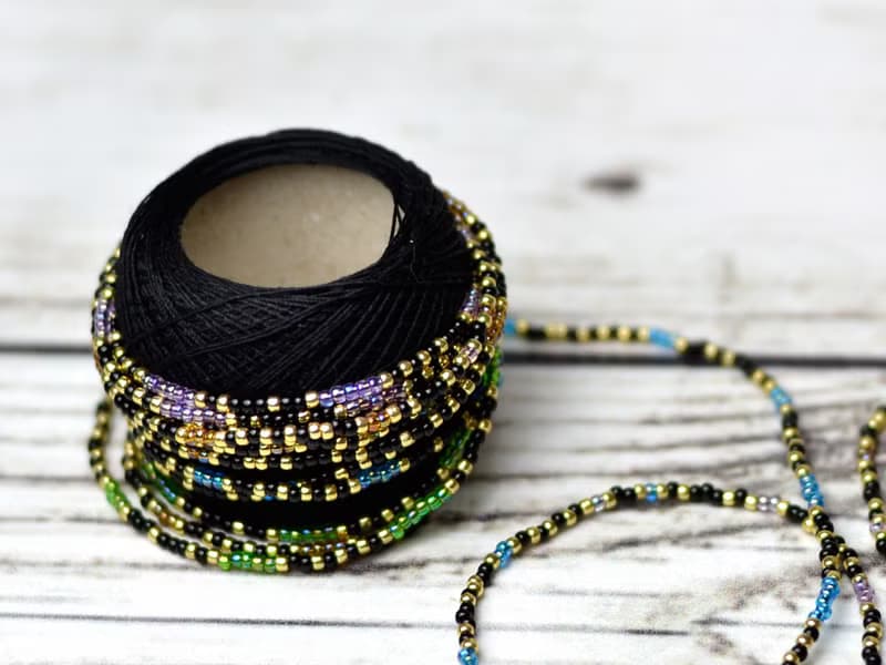 珠子钩编套件与材料包, DIY material package, Diy kit bead crochet bracelet