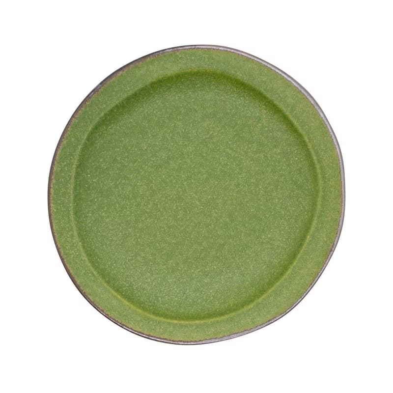 【絕美釉色】美濃燒-霧釉鶯綠丸碗/小皿