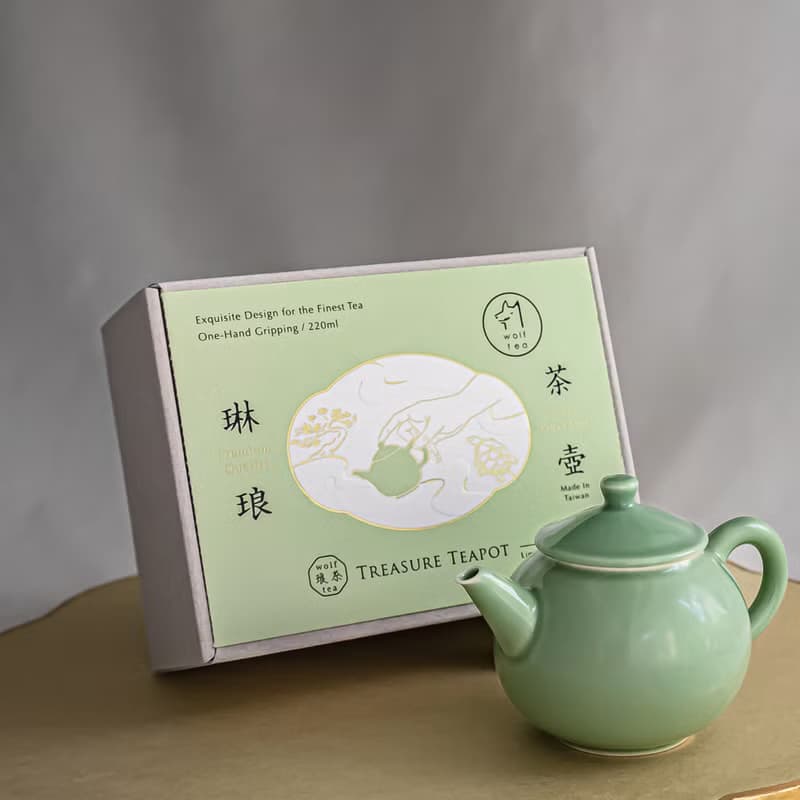 【琅茶謹製】琳琅茶壺 | 翠龜 - 原片茶葉的完美夥伴