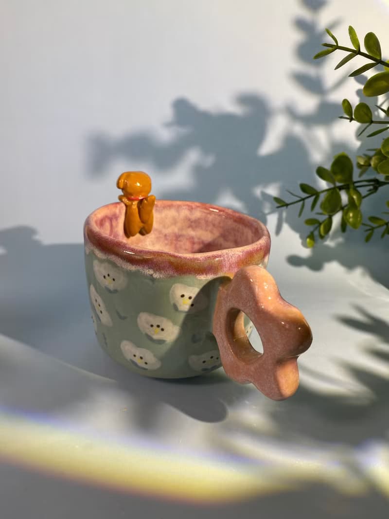 Handmade ceramic cup