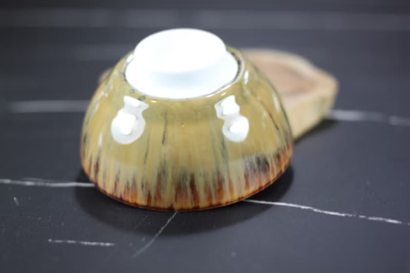 【送禮好物】沙瀑 天目釉 圓滿茶杯 鶯歌陶藝名家葉敏祥作品