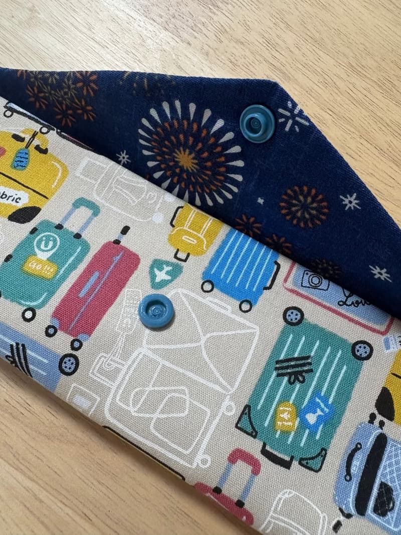 文青風環保純棉筷袋 出國旅遊 原胚卡其 盛夏綻放 厚實手感 童心