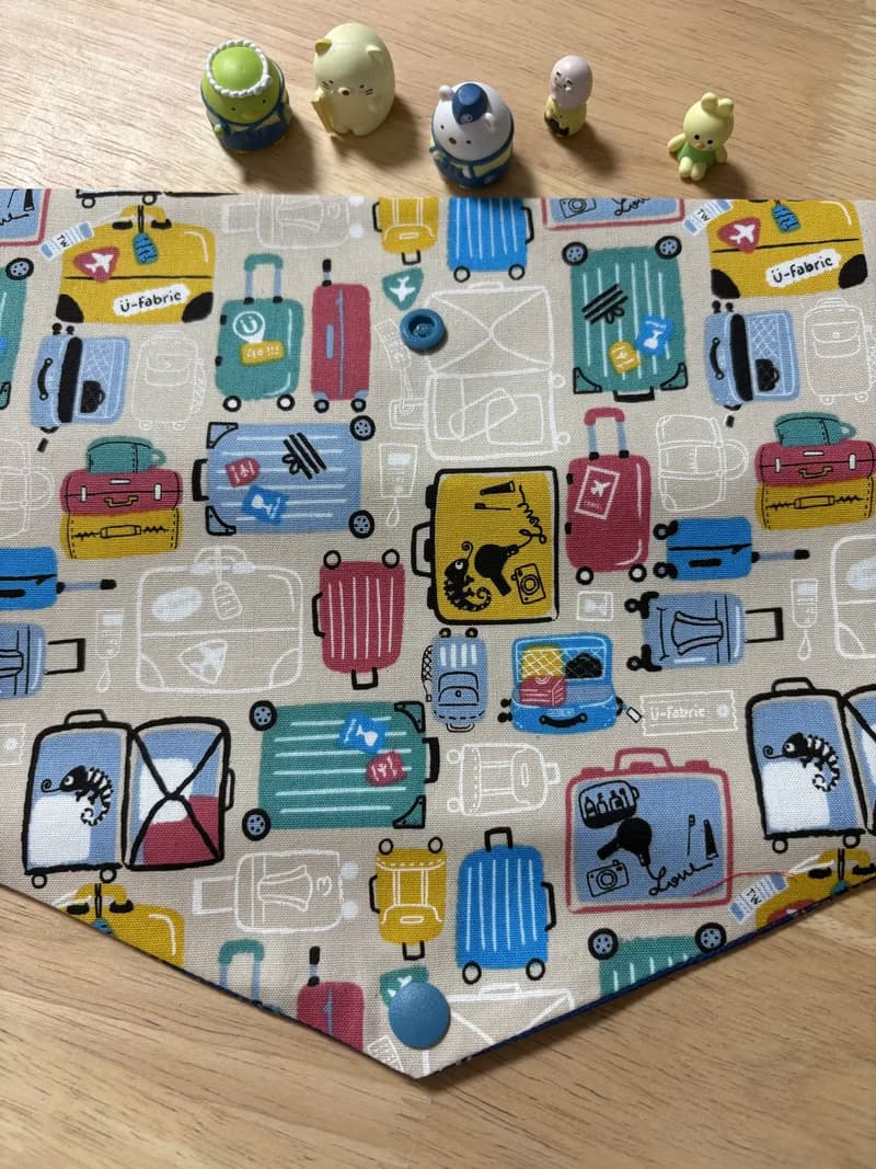 文青風環保純棉筷袋 出國旅遊 原胚卡其 盛夏綻放 厚實手感 童心