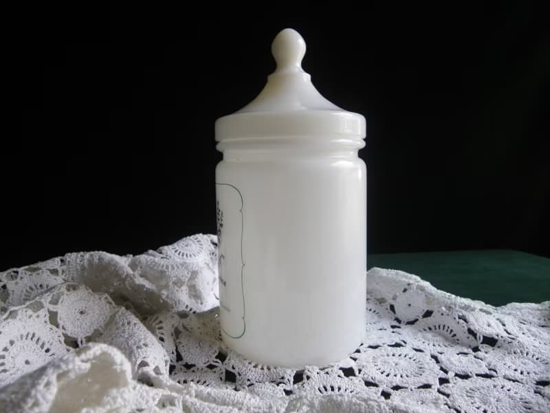 【老時光 OLD-TIME】早期法國製稀有牛奶玻璃香料罐