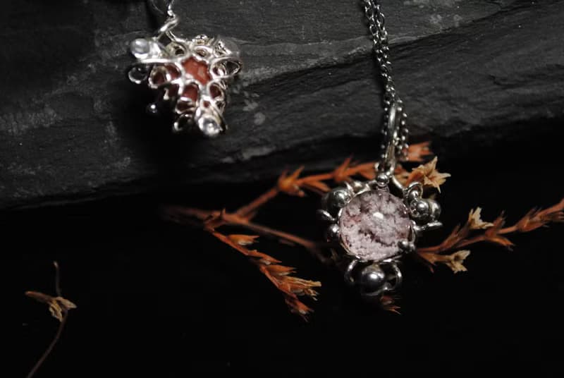 Phantom Quartz 幽靈球純銀墜
