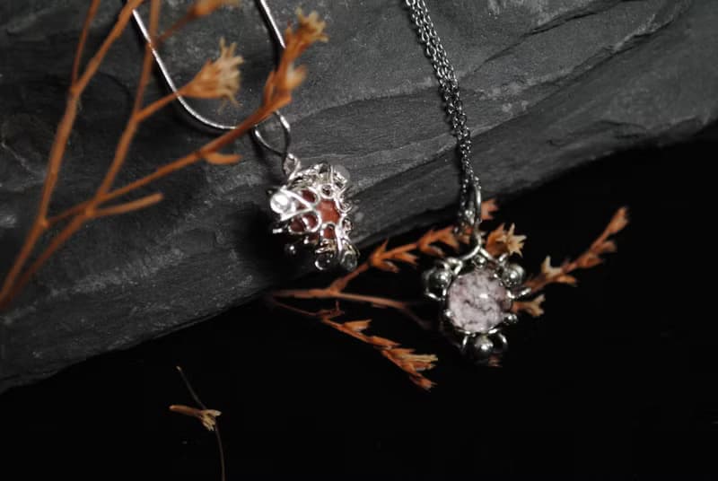 Phantom Quartz 幽靈球純銀墜