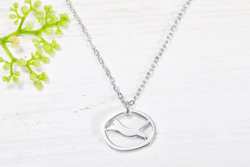 飛起來的貓手鍊 - 貓咪小印章系列-抗敏醫療鋼