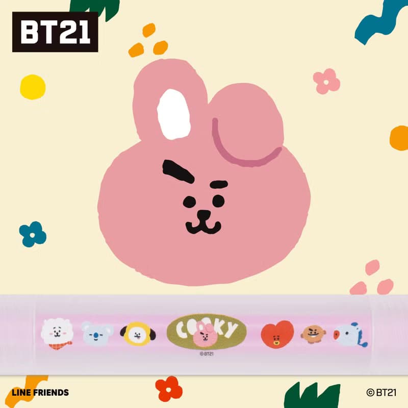 LINE FRIENDS BT21 吸吸管