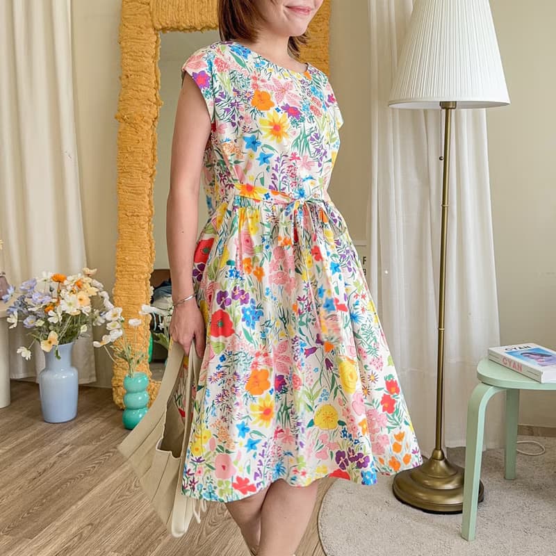 Ribbon Dress 棉質洋裝