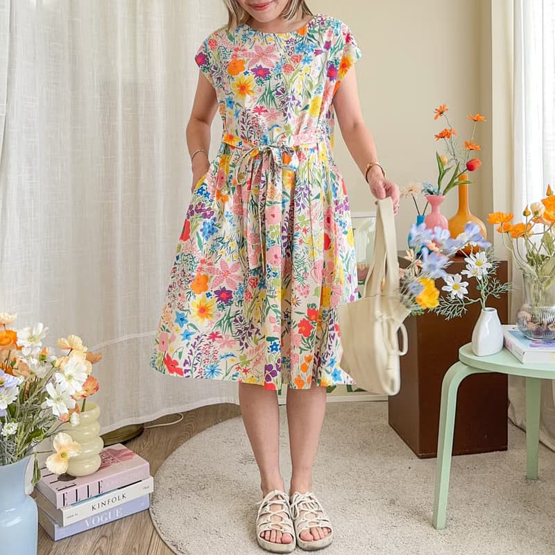 Ribbon Dress 棉質洋裝